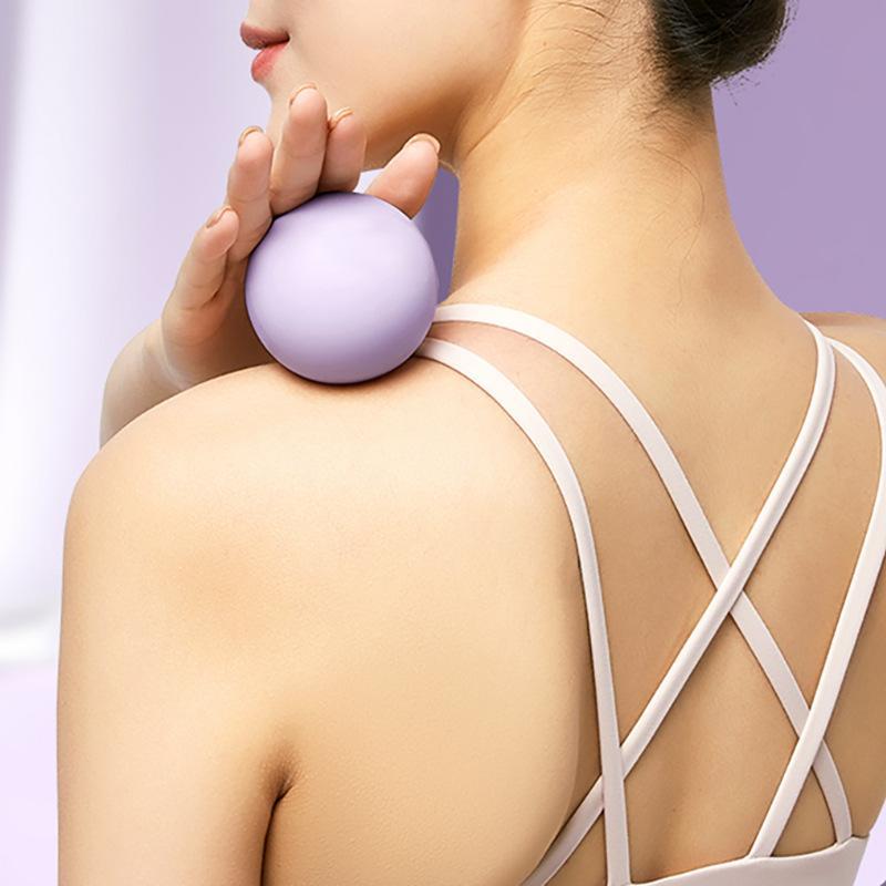 Pilates Ball Mini - Mini Silikon Faszienball Körper-Muskel-Entspannungsgerät Rücken-Fuß-Massage-Trainer-Ball Sport