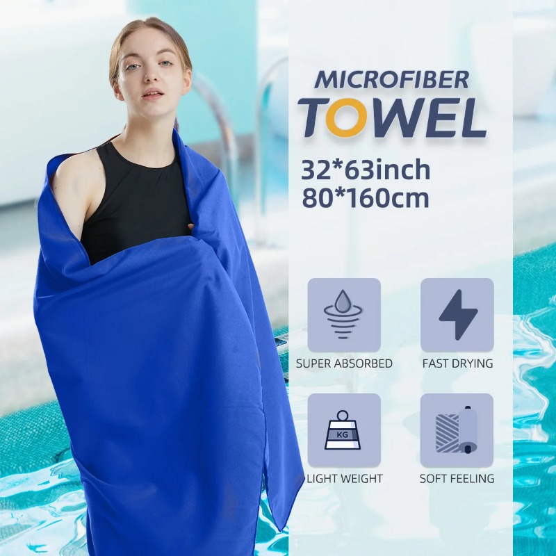 Pilates Yoga Towel - Mikrofaser-Handtuch Schnelltrocknendes Handtuch Reisehandtuch Sporthandtuch Strandtuch