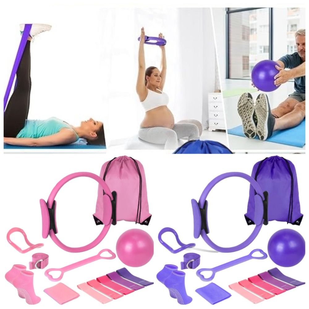 Pilates Yoga Weight Loss - 13-teiliges tragbares Pilates-Ball-Set zur Gewichtsreduzierung und