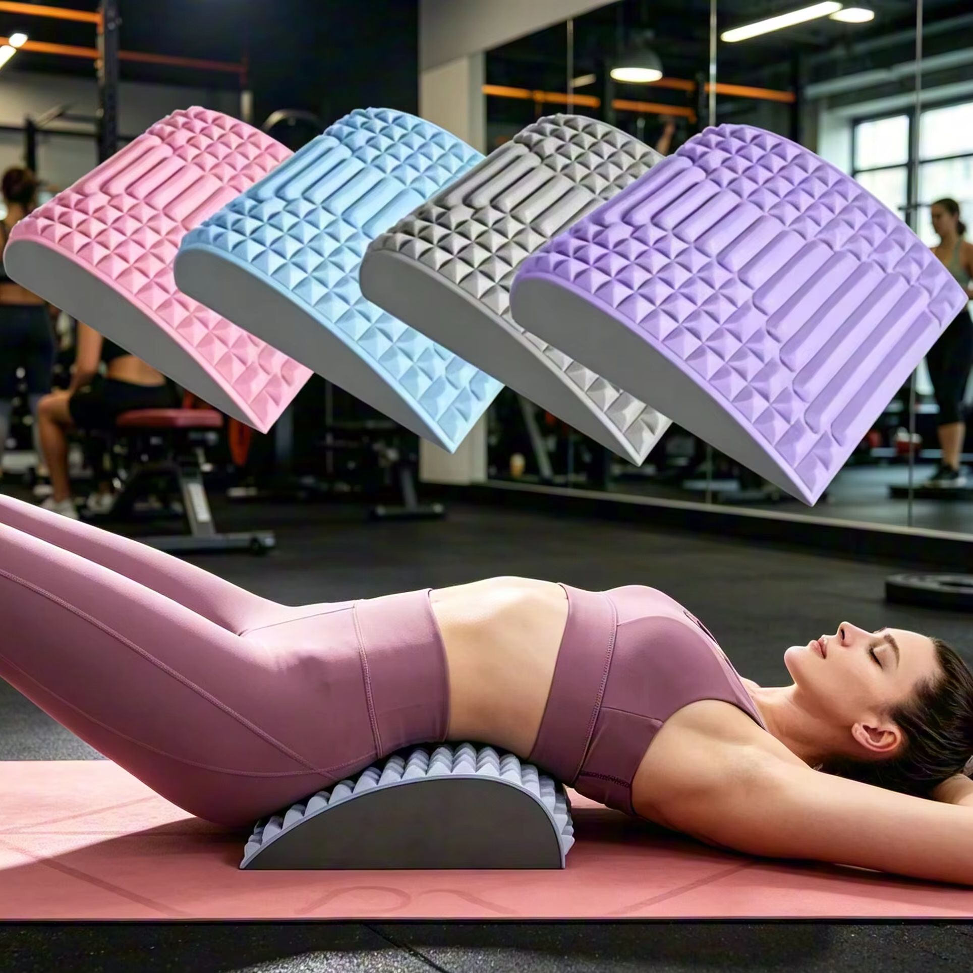 Posture Pole Corrector - Rückenstrecker-Kissen, Lendenmassagegerät, Nacken- und Lendenwirbelstütze, Haltungskorrektur