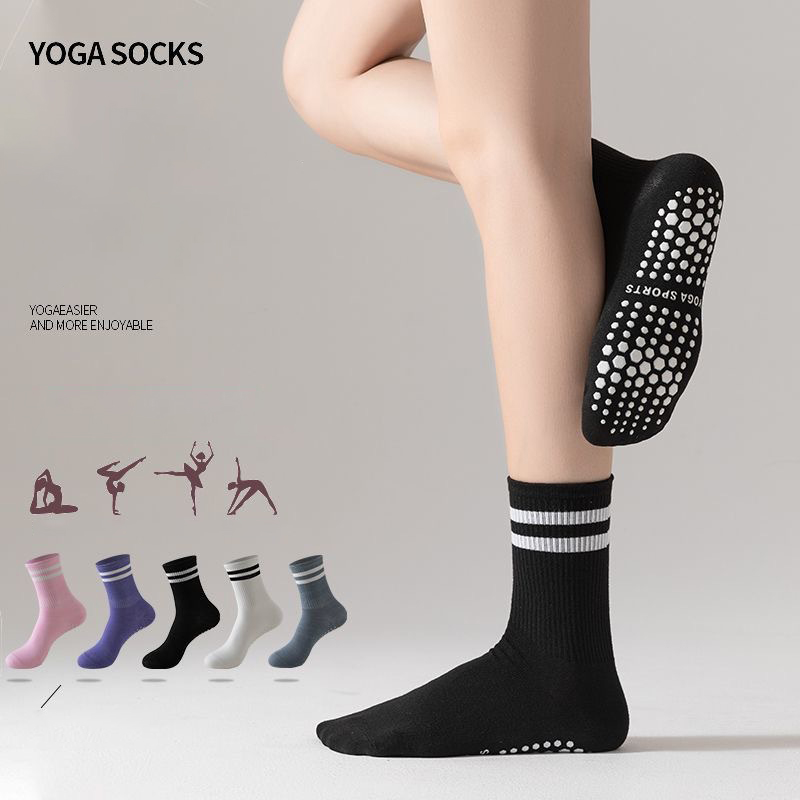 Pilates With Yoga - Dreamlikelin 1 Paar Damen-Yoga-Socken, rutschfeste, atmungsaktive