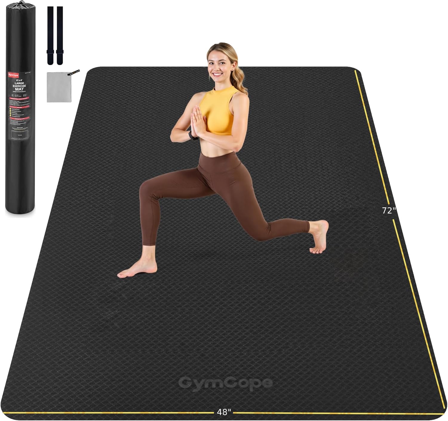 Extra große Yogamatte 72x48 od – Pilates Yoga Or Gym Bewertung und Preis
