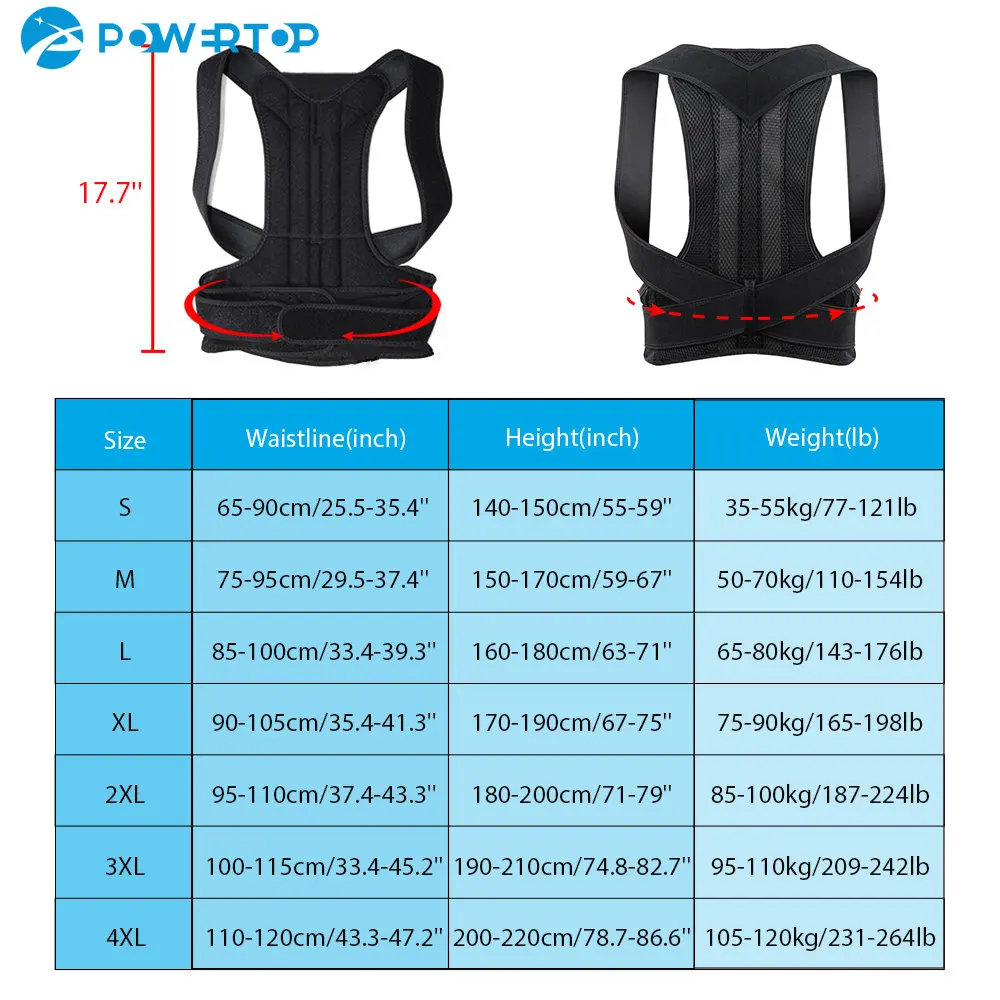 Verstärkter Gürtel Lendenwirbe – Posture Pole Corrector Bewertung und Preis