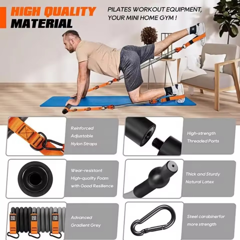 Pilates Bar Kit mit Widerstand – Pilates Yoga Barı Bewertung und Preis